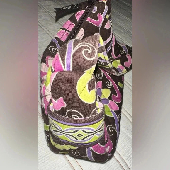 Vers Bradley Floral Quilted Shoulder Bag - Picture 7 of 10